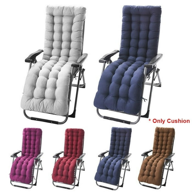 Sun Lounger Cushion Pad Replacement Chair Recliner Garden Outdoor Waterproof Pad